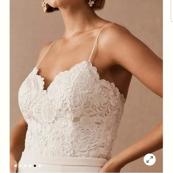 NWT Catherine Deane BHLDN Havanna Corset Top Lace Bridal Wedding Ivory 4 - Picture 5 of 16